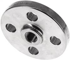 Threaded flange DN10-PN16 (DIN), Rp 3/8", DIN 2566, 1.4571