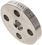 Loose flange DN10-PN10, DIN 2642, 1.4571 solid material