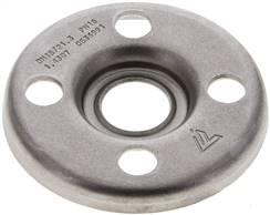 Loose flange DN15-PN10, similar to DIN 2642, 1.4301 pressed