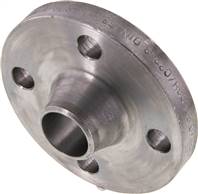 Welding neck flange DN25-PN40 (DIN/EN), DIN 2635 &amp; EN 1092-1 (Type 11), 33.7mm, black steel