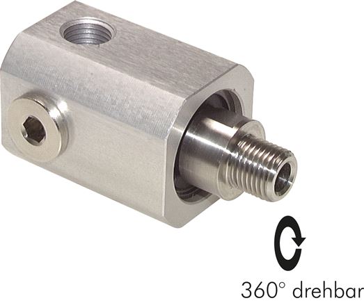 Distributeur rotatif G 1/4" (AG)-4x G 1/4" (IG, 3x scellé)