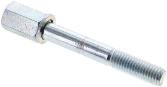 Construction screw (2 pieces are required per pair of clamping jaws), galvanized steel, size 4, heavy construction