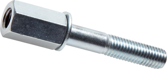 Construction screw (2 pieces are required per pair of clamping jaws), galvanized steel, size 4, heavy construction