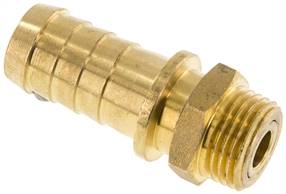 Threaded nozzle, rotatable R 1/2"-19 (3/4")mm, brass, PN 24