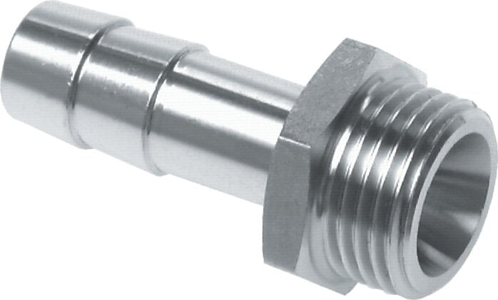 Threaded nozzle G 3/8"-4mm, 1.4571