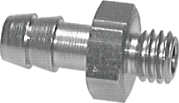 Threaded nozzle M 3-3mm, 1.4571