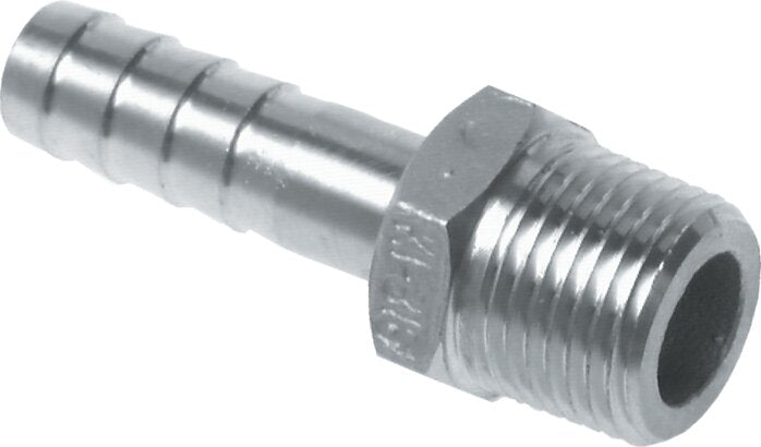 Threaded nozzle R 3/4"-19 (3/4")mm, 1.4408