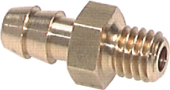 Threaded nozzle M 5-4mm, brass