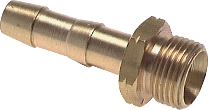 Threaded nozzle with left-hand thread G 3/8" LH-6 (1/4")mm, brass