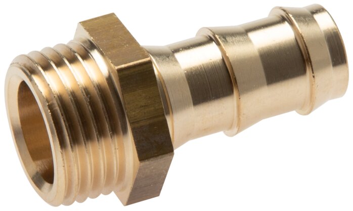 Plug-in connection G 3/4" AG, brass, 15.9mm GSP hose