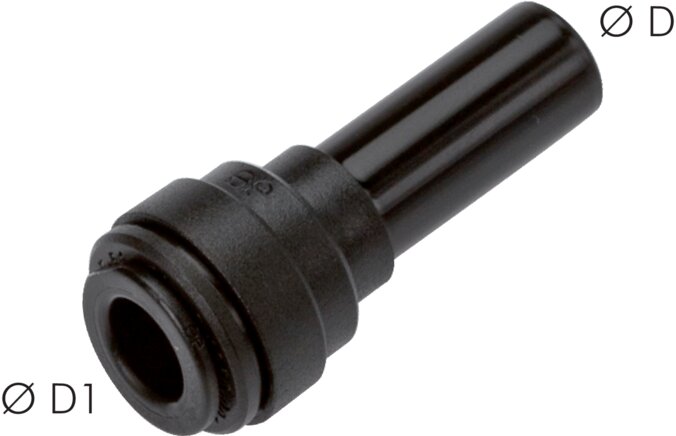 Raccord de réduction 10 mm x tuyau 8 mm, IQS-FDA