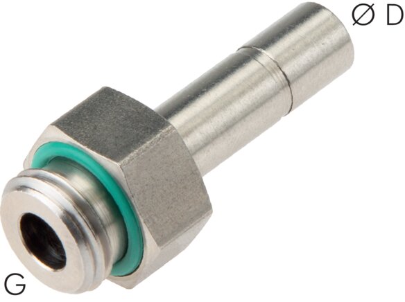 Screw-in nozzle G 1/4"-10mm plug nipple, IQS-ES LE