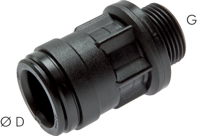 Straight plug connection G 3/4"-22mm, IQS-Big
