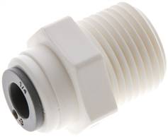 Straight plug connection NPT 3/8"-1/4" (6.35 mm), IQS-LE (EPDM seal)
