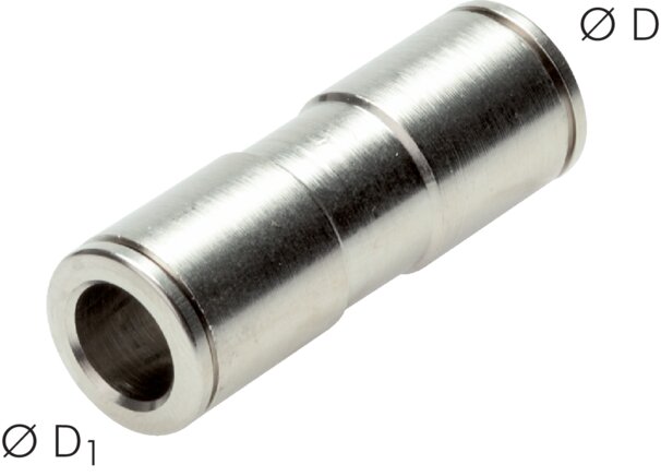 Gerader Steckanschluss 10mm-8mm, IQS-MSV (Standard)
