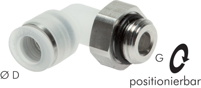 Elbow plug connection M 5-6mm, IQS-PP