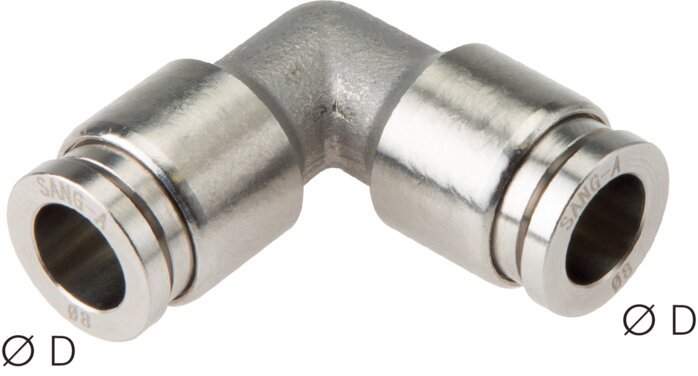 Elbow plug connection 12mm, IQS-ES LE/PVDF