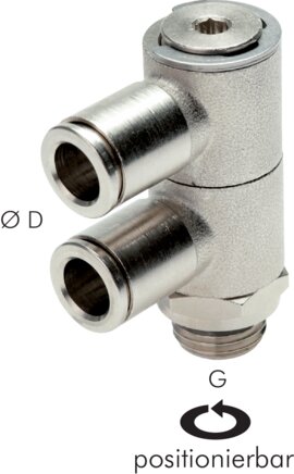 Plug-in multiple distributor, 2-way G 1/4"-10mm, IQS-MSV (standard)