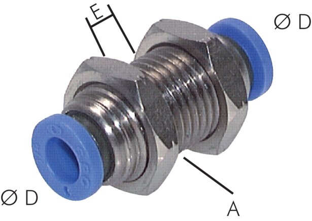 Schott-Steckanschluss 1/8" (3,17 mm), IQS-Inch