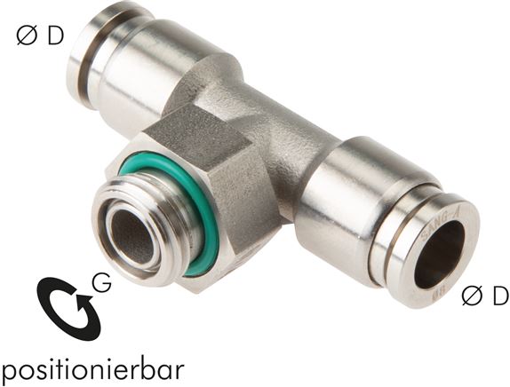 T-connector G 1/8"-6mm, IQS-ES LE/IQS-PVDF