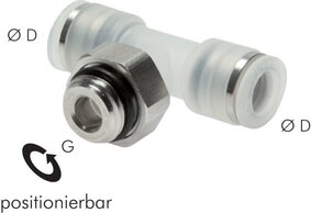 Connecteur en T G 1/2"-10mm, IQS-PP