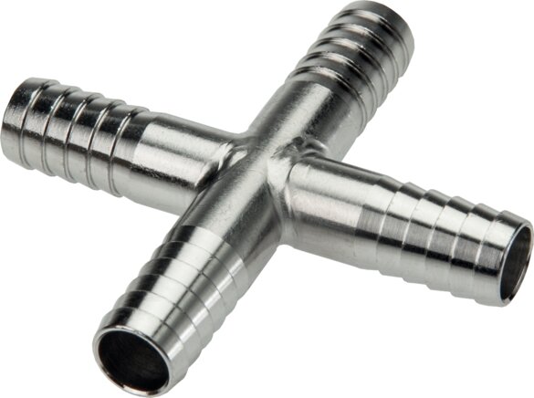 Cross hose connector 6 (1/4")mm, 1.4301