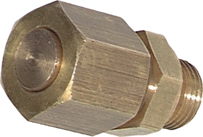 Sealing plug for clamping ring screw. 18mm, brass