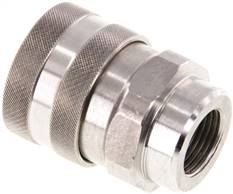 Stainless steel coupling socket for foam gun G 3/8" (IG)