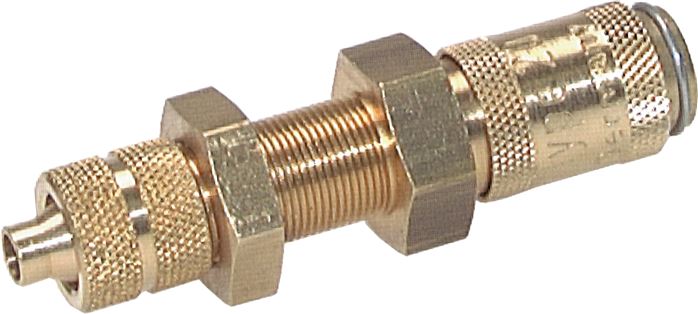 Prise de couplage Schott (NW2.7) tuyau 6x4mm, laiton