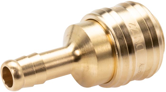 Coupling socket (NW7.2) 9 (3/8")mm hose, brass