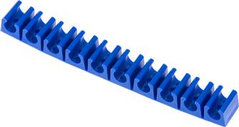 Bande de serrage pour tuyau, bleue, 10 fois pour tuyau de 8 mm