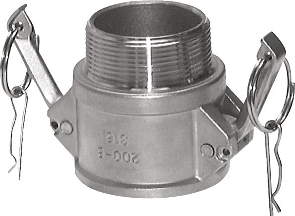 Accouplement Kamlock (B) NPT 6" (AG), acier inoxydable (1.4408)