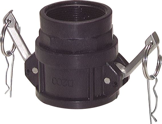 Raccord Kamlock (D) Rp 1-1/4" (IG), polypropylène