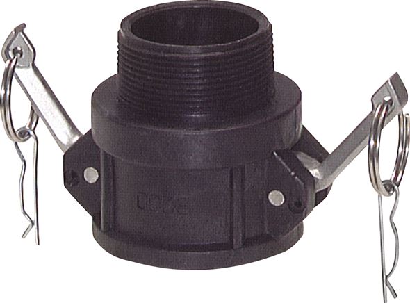 Raccord Kamlock (B) R 1-1/4"(AG), polypropylène