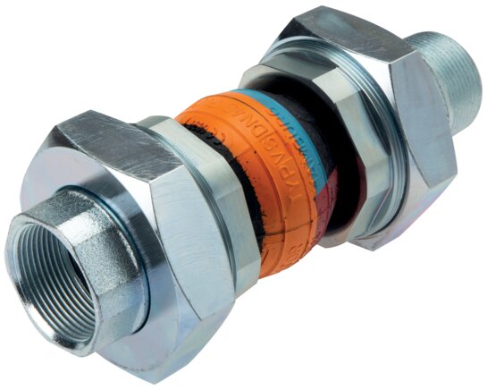 Compensateur, DN32, R 1-1/4" (AG)-R 1-1/4" (AG), NBR