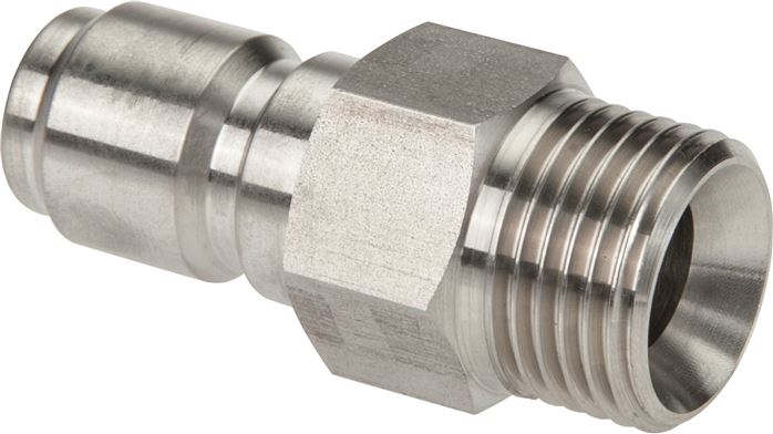 Stainless steel coupling plug for foam gun G 1/2" (AG)