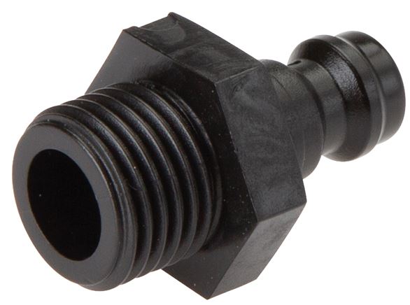 Coupling plug (NW5) G 1/4", POM