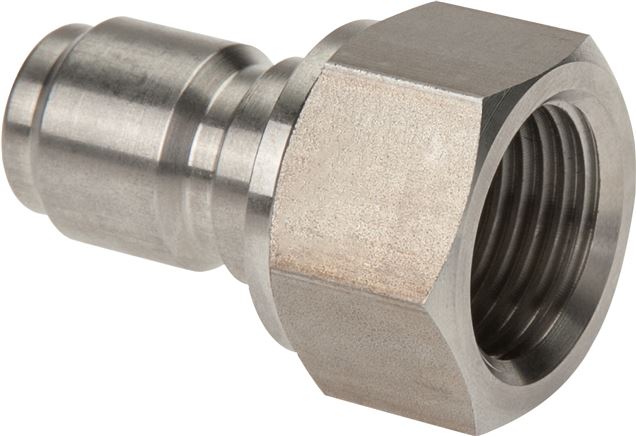 Stainless steel coupling plug for foam gun G 1/2" (IG)