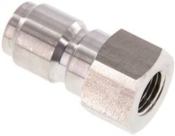 Stainless steel coupling plug for foam gun G 1/4" (IG)