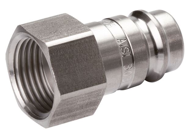 Bouchon d'accouplement (NW10) G 1/2" (IG), acier inoxydable