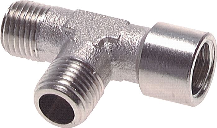 LTE screw-in piece G 1/4"(IG)-R 1/4"(AG), nickel-plated brass