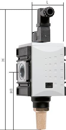 FUTURA 3/2-way solenoid valve (NC), G 1", 24 V DC, Futura 4