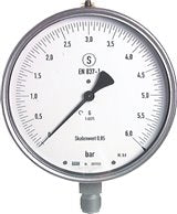 Manometer, senkrecht (auch für Vakuum)