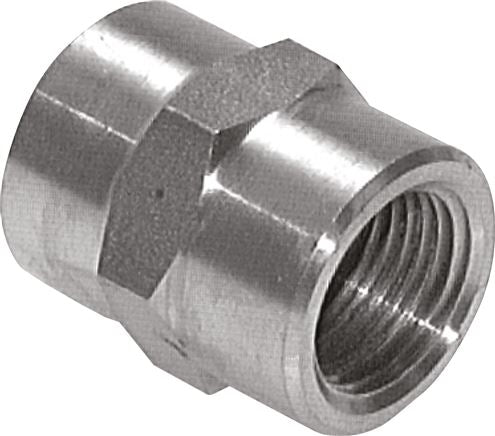 High-pressure sleeve G 3/8"-G 3/8", 1.4571