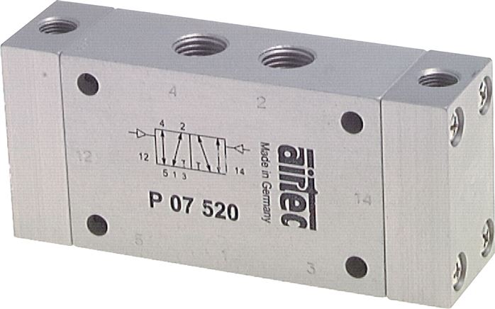 5/2-Wege Pneumatikimpulsventil, G 1/8", Standard