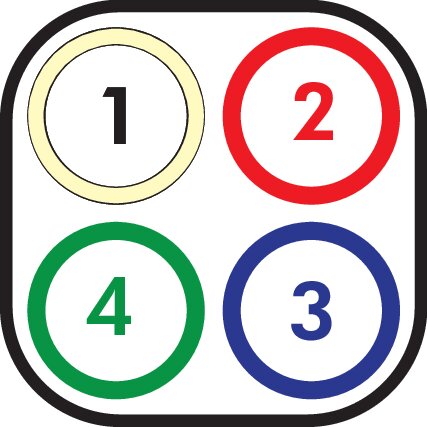 Polyamid-Mehrfachschlauch 8 x 6 mm, 25 mtr.-Rolle 4-adrig