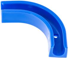 Support de tuyau 90°, bleu pour tuyau de 11,6 mm