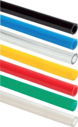 Polyurethane tube 6 x 4 mm, silver