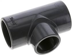 Adhesive sleeve T-piece, reduced, PVC-U, 50x40x50mm
