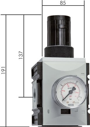 FUTURA Druckregler, G 3/4", 0,2 - 4bar